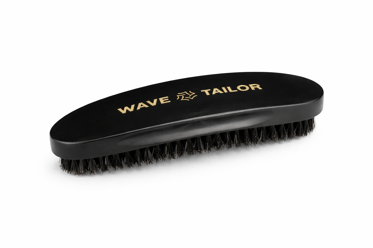 Premium Long-Curve Wave Brush (Medium Bristles) Black