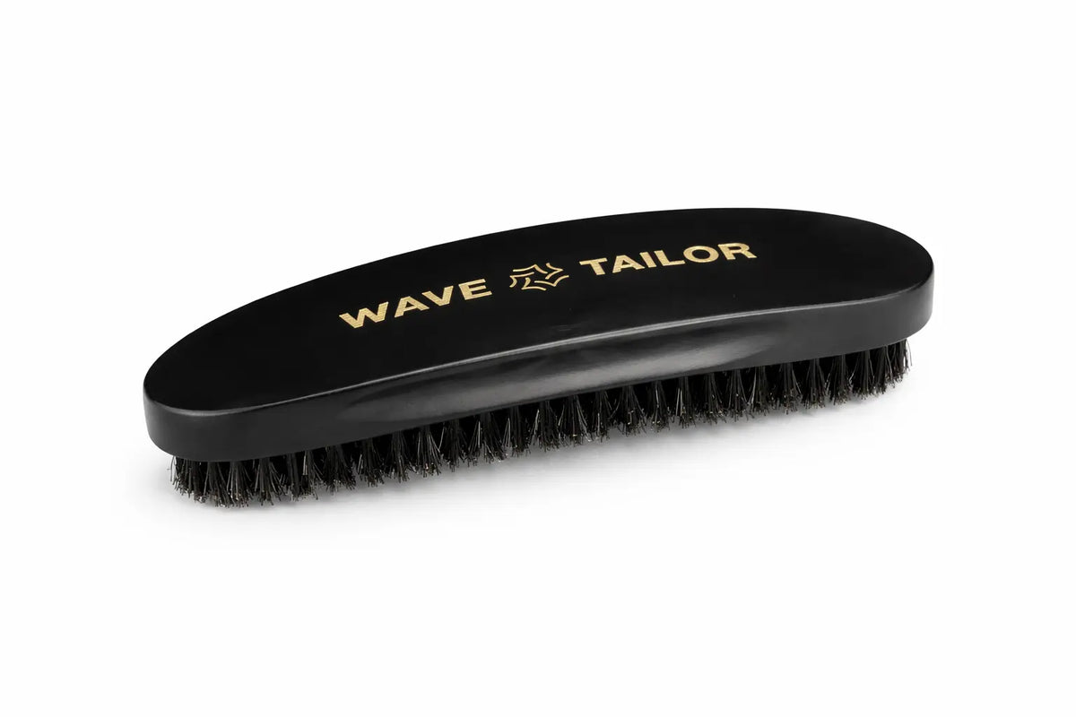 Premium Long-Curve Wave Brush (Medium Bristles) Black My Store